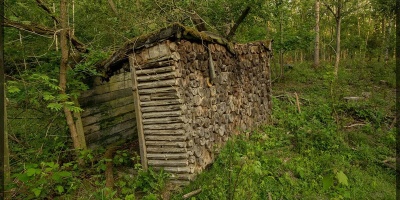 Der Bunker unterm Holzstapel
